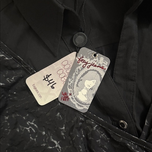 Foxy jeans Y2K style top medium new with tags - Picture 4 of 6